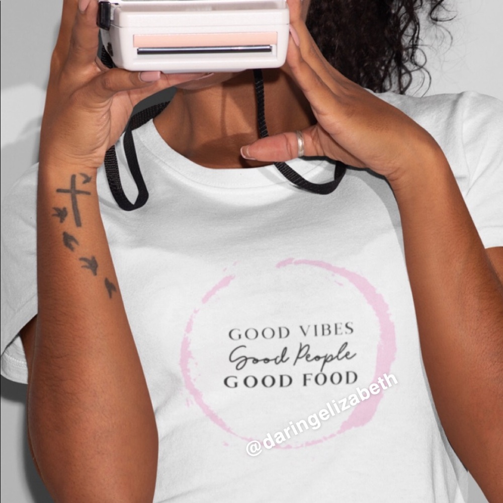 Good Food white tee
